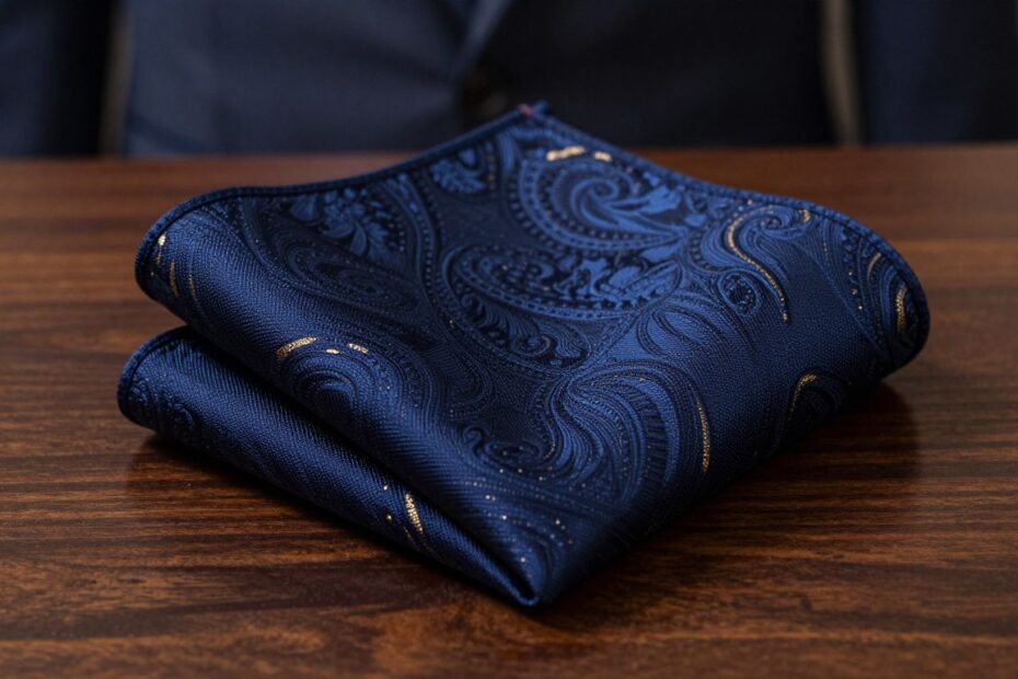 Jak złożyć poszetkę do garnituru