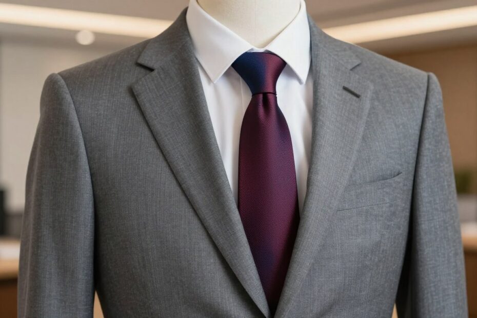 Jaki krawat do szarego garnituru