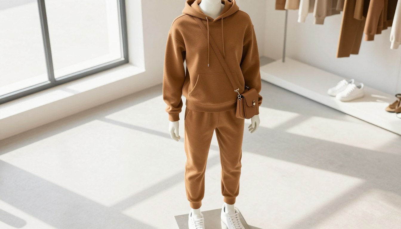 Karmelowy dres