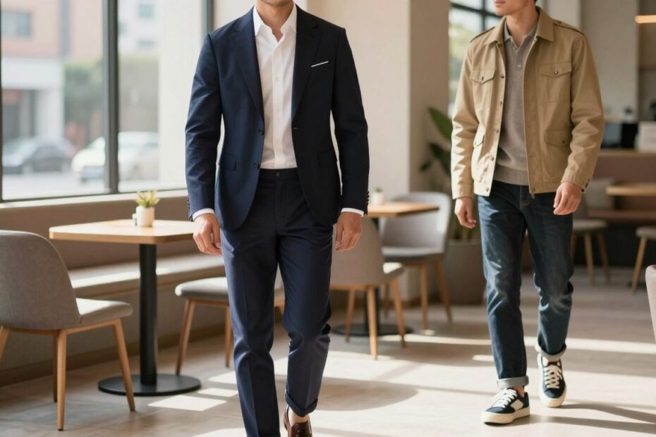 Moda męska stylizacje