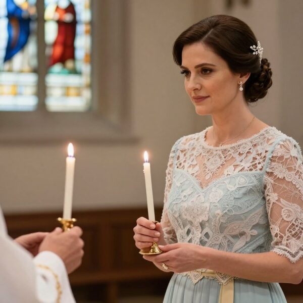 Co ubrać na chrzest jako matka chrzestna: eleganckie stylizacje z umiarem i zasadami dress code