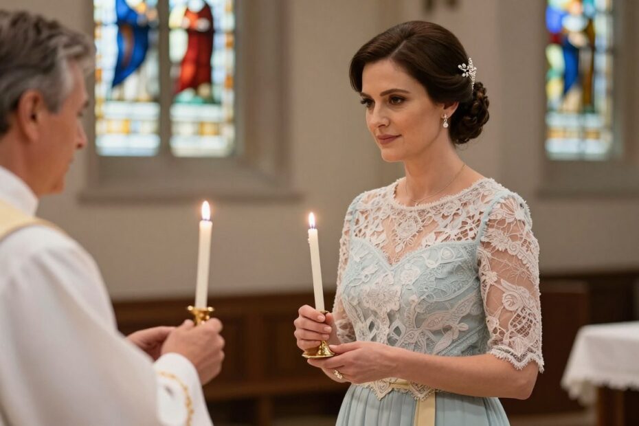 Co ubrać na chrzest jako matka chrzestna