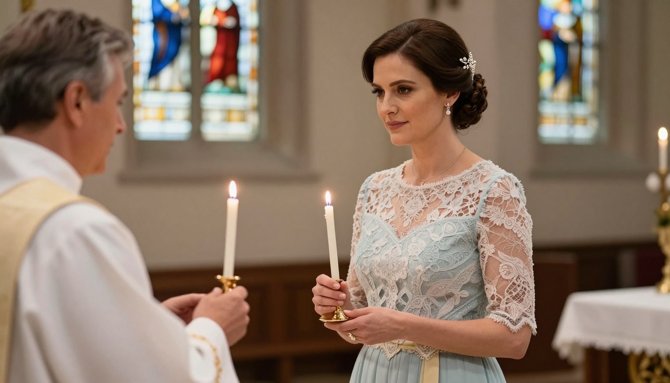 Co ubrać na chrzest jako matka chrzestna