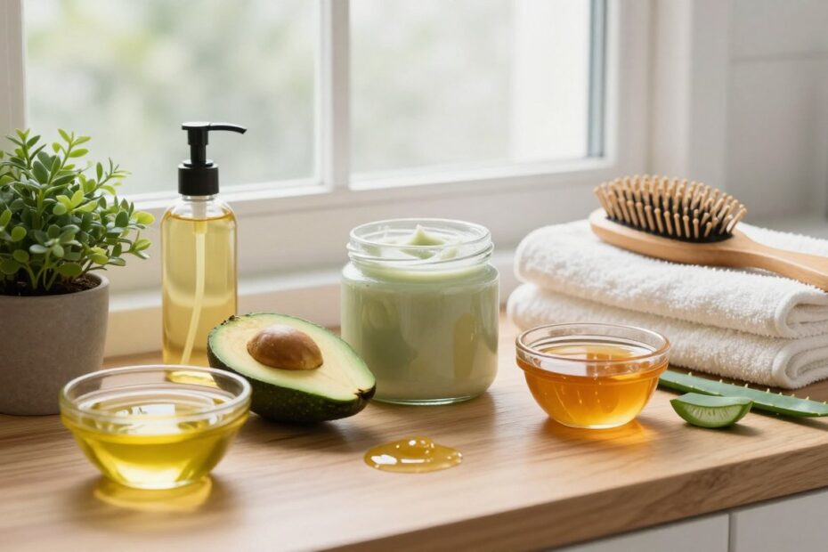 Domowe sposoby na przesuszone włosy