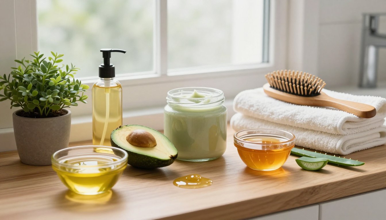 Domowe sposoby na przesuszone włosy