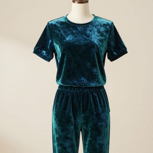 Dres welurowy z krótkim rękawem: kiedy ma sens i jak go wystylizować