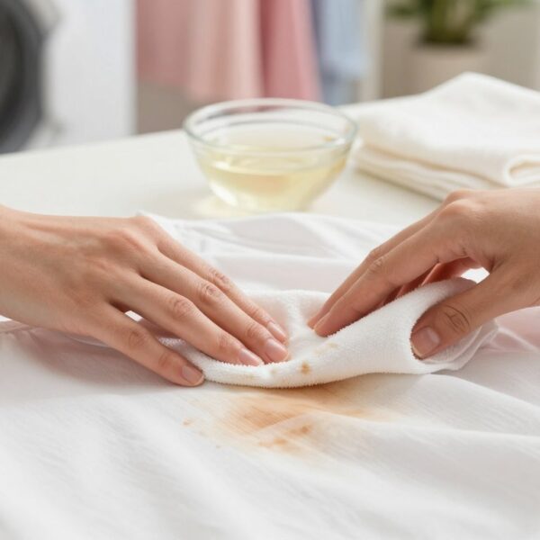 Jak zmyć podkład z białej bluzki