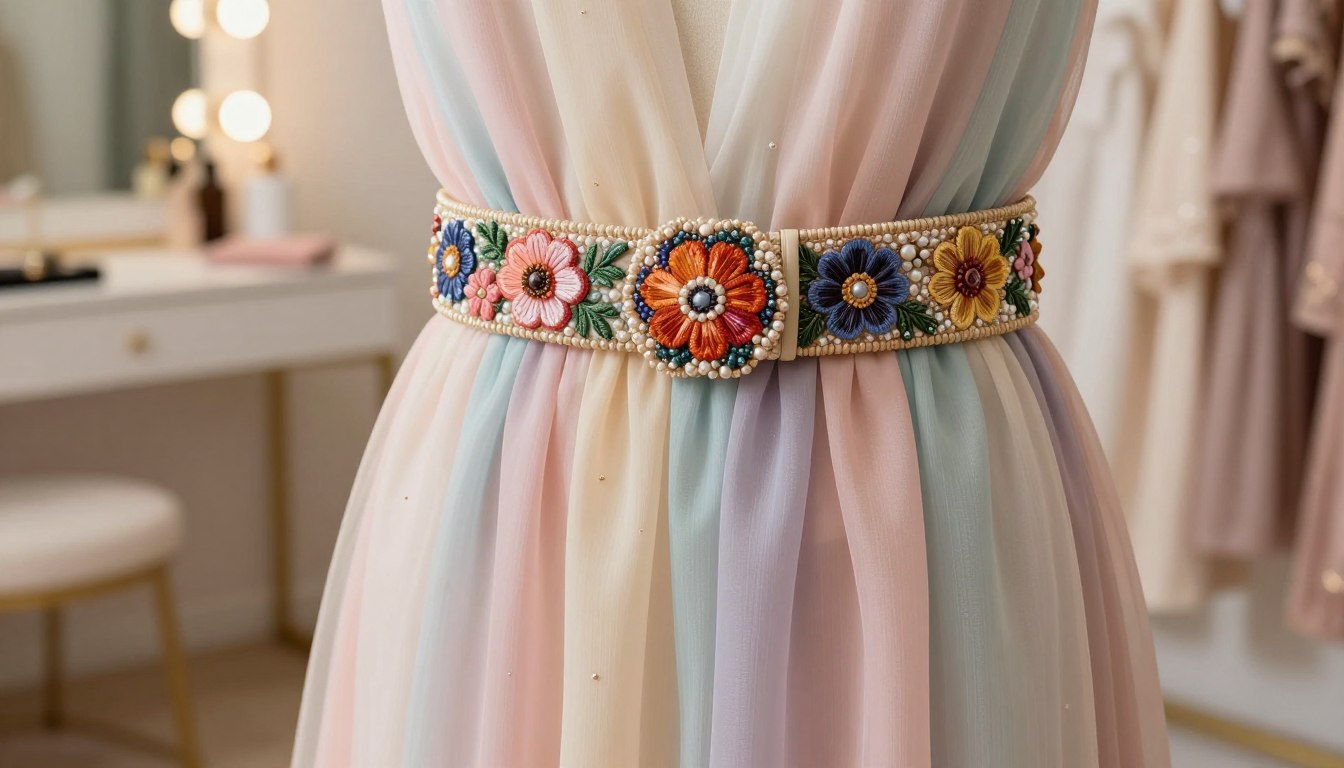 Jak zrobić ozdobny pasek do sukienki