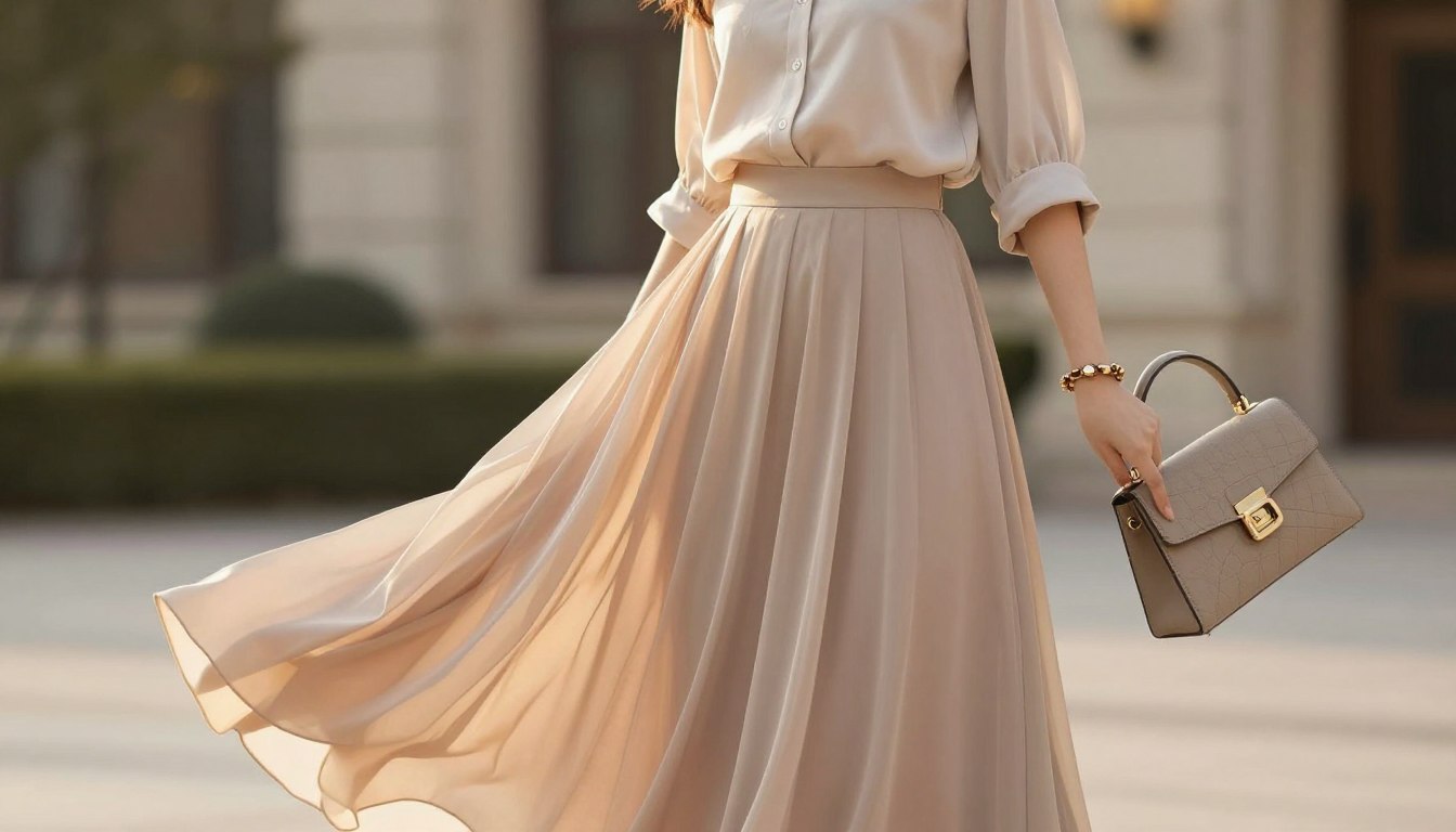 Jaka bluzka do długiej spódnicy