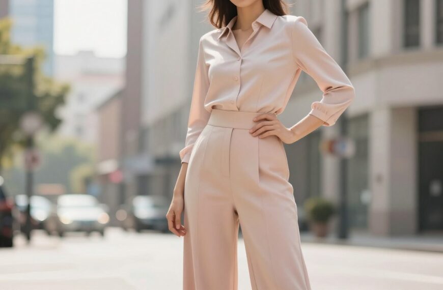 Jaka bluzka do szerokich spodni z wysokim stanem: co wybrać, by wysmuklić sylwetkę