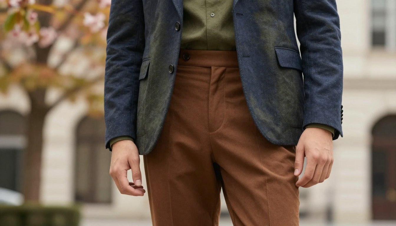 Jaka marynarka do brązowych spodni