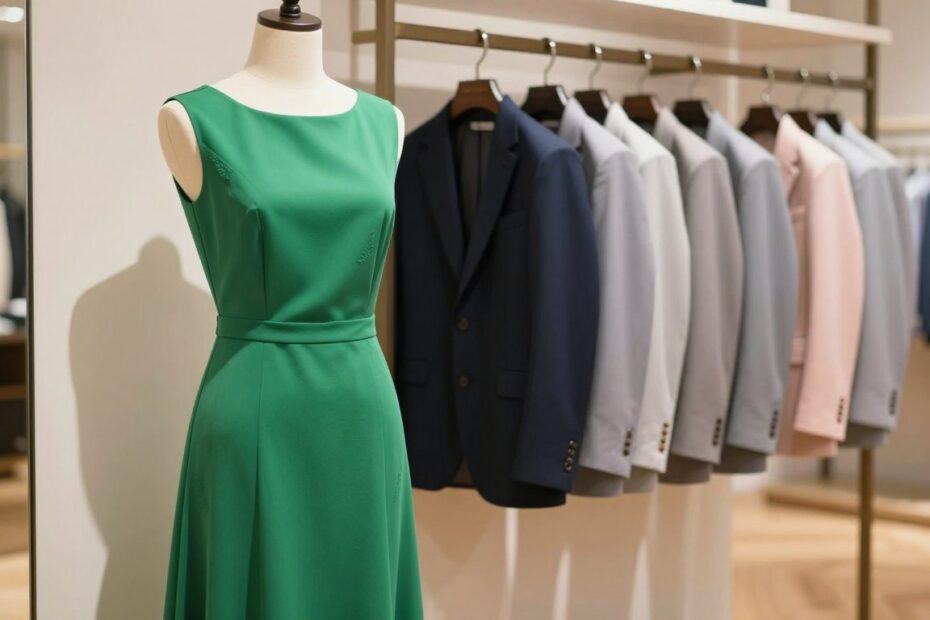 Jaka marynarka do zielonej sukienki