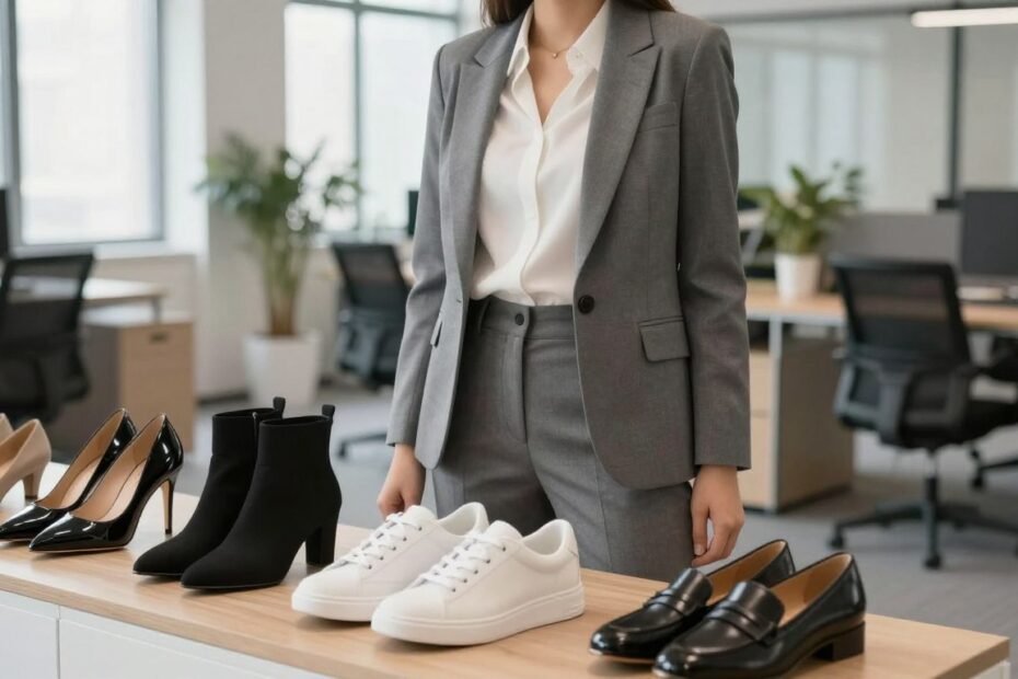 Jakie buty do marynarki damskiej