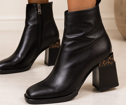 czarne-botki-damskie-z-panterka-buty-na-jesien